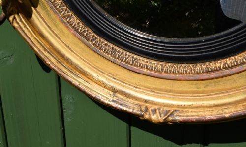FINE REGENCY CONVEX MIRROR - ADDITIONAL PHOTO 8