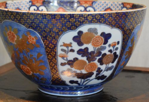 SUPERB LARGE FUKAGAWA PORCELAIN BOWL - ADDITIONAL PHOTO 8