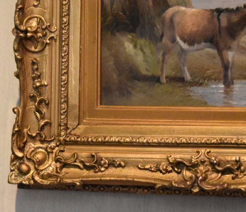 OIL PAINTING OF A DONKEY BY EDEAN - ADDITIONAL PHOTO 5