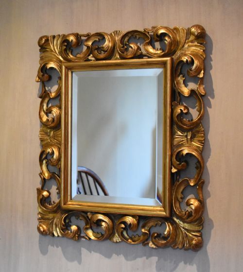 ITALIAN GILTWOOD MIRROR - ADDITIONAL PHOTO 4