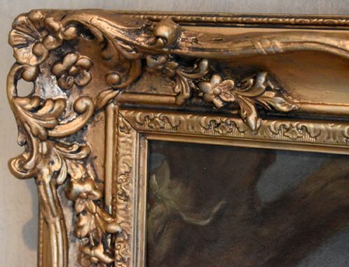 'A ROMAN LADY' OIL PAINTING BY ETHOMPSON - ADDITIONAL PHOTO 5