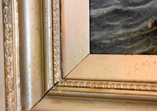 PAIR OF MARINE OIL PAINTINGS - ADDITIONAL PHOTO 8