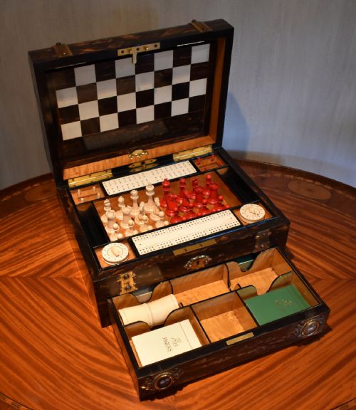 SUPERB VICTORIAN COROMANDEL GAMES COMPENDIUM - ADDITIONAL PHOTO 9