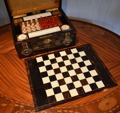 SUPERB VICTORIAN COROMANDEL GAMES COMPENDIUM - ADDITIONAL PHOTO 10