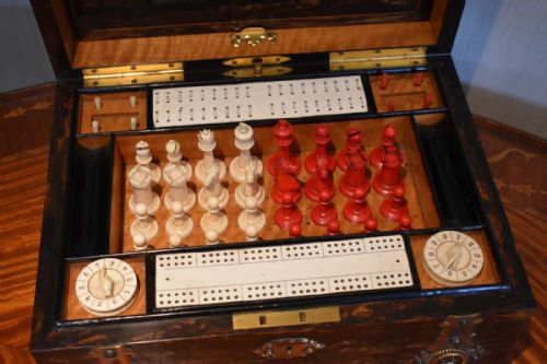 SUPERB VICTORIAN COROMANDEL GAMES COMPENDIUM - ADDITIONAL PHOTO 12