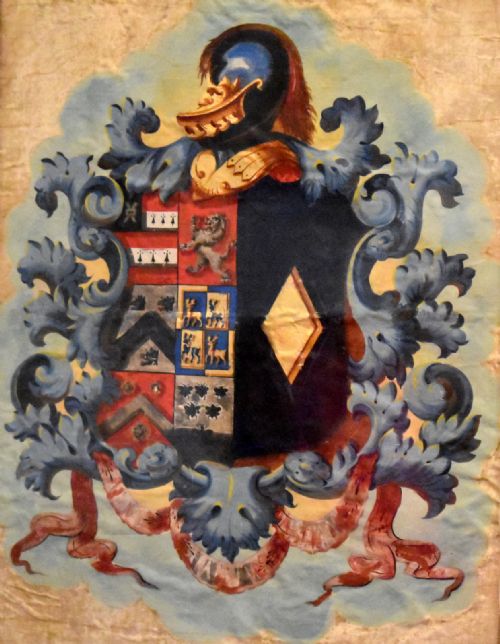 EIGHTEENTH CENTURY ARMORIAL PAINTING - ADDITIONAL PHOTO 4