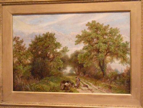 'MILL LANE' OIL PAINTING BY FREDERICK FOOTTIT - ADDITIONAL PHOTO 2