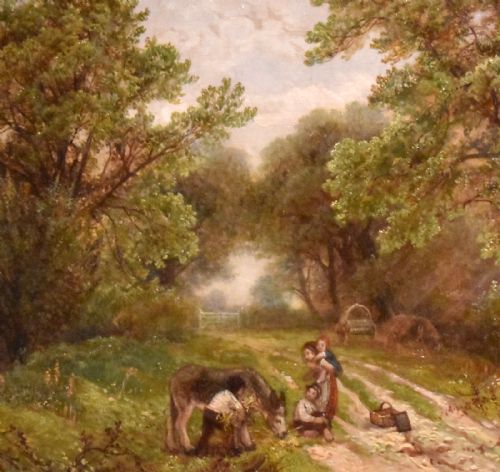'MILL LANE' OIL PAINTING BY FREDERICK FOOTTIT - ADDITIONAL PHOTO 5