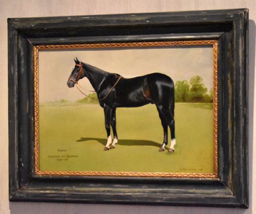 HORSE OIL PAINTING 'VICTOR' BY L MALLENDER - ADDITIONAL PHOTO 1