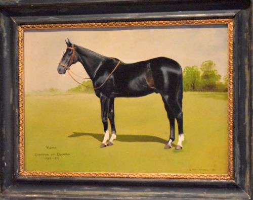 HORSE OIL PAINTING 'VICTOR' BY L MALLENDER - ADDITIONAL PHOTO 2