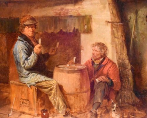SUPERB OIL PAINTING BY EDMUND BRISTOW 17871876 - ADDITIONAL PHOTO 7