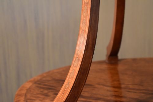 FINE FIDDLEBACK MAHOGANY ETAGERE TABLE - ADDITIONAL PHOTO 9