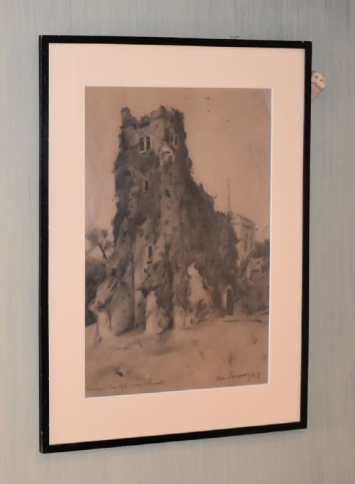 SUPERB PAIR OF DRAWINGS BY CHARLES WALTER SIMPSON - ADDITIONAL PHOTO 2
