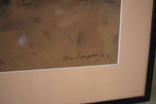 SUPERB PAIR OF DRAWINGS BY CHARLES WALTER SIMPSON - ADDITIONAL PHOTO 3