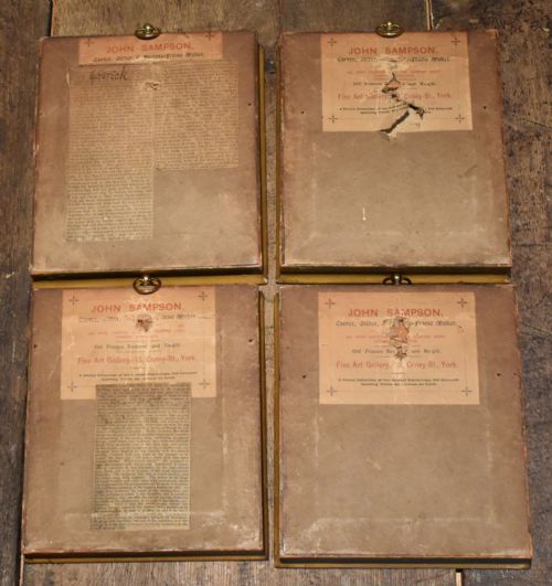 SUPERB SET OF FOUR VICTORIAN MINIATURES - ADDITIONAL PHOTO 10