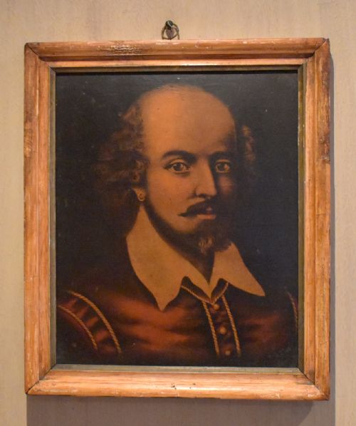 charming victorian print of shakespeare - CATEGORY: ANTIQUE ART - DATED VICTORIAN
