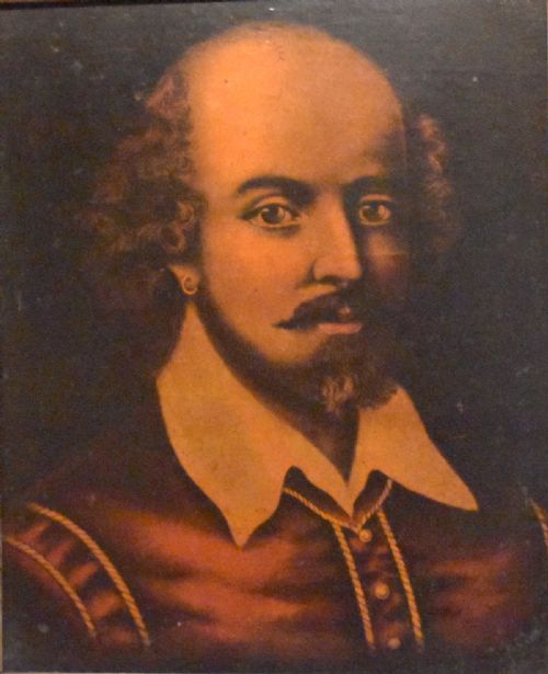 CHARMING VICTORIAN PRINT OF SHAKESPEARE - ADDITIONAL PHOTO 2