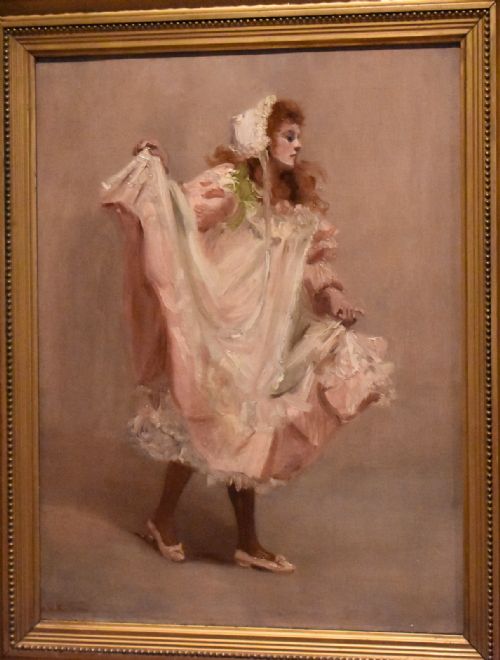 OIL PAINTING OF YOUNG LADY - ADDITIONAL PHOTO 2