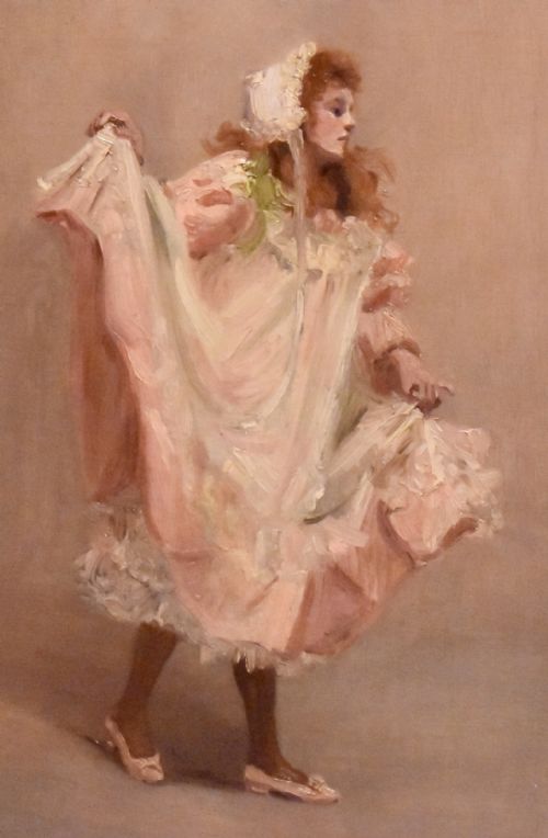 OIL PAINTING OF YOUNG LADY - ADDITIONAL PHOTO 3