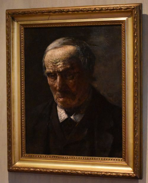 OIL PORTRAIT OF AN OLDER MAN - ADDITIONAL PHOTO 1