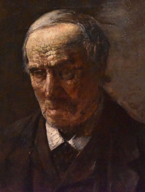 OIL PORTRAIT OF AN OLDER MAN - ADDITIONAL PHOTO 3