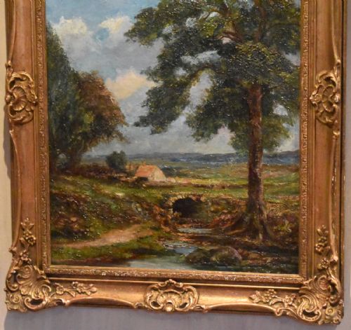 IMPRESSIONIST LANDSCAPE OIL PAINTING - ADDITIONAL PHOTO 3