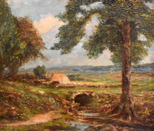 IMPRESSIONIST LANDSCAPE OIL PAINTING - ADDITIONAL PHOTO 4
