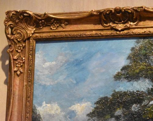 IMPRESSIONIST LANDSCAPE OIL PAINTING - ADDITIONAL PHOTO 5