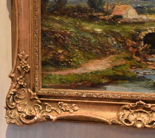 IMPRESSIONIST LANDSCAPE OIL PAINTING - ADDITIONAL PHOTO 6