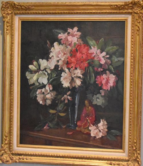 STILL LIFE OIL PAINTING BY HERBERT DAVIS RICHTER - ADDITIONAL PHOTO 2