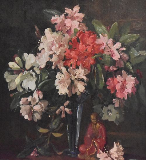 STILL LIFE OIL PAINTING BY HERBERT DAVIS RICHTER - ADDITIONAL PHOTO 4