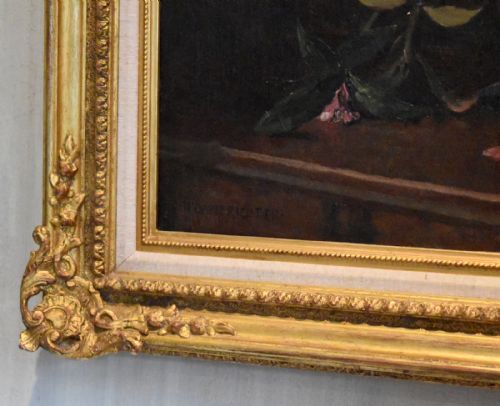 STILL LIFE OIL PAINTING BY HERBERT DAVIS RICHTER - ADDITIONAL PHOTO 6