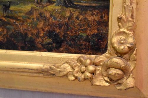 VICTORIAN OIL PAINTING OF CHARLECOTE PARK - ADDITIONAL PHOTO 5