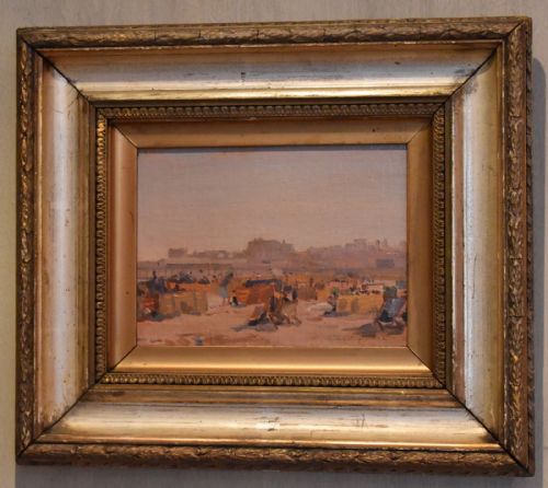 IMPRESSIONIST OIL PAINTING OF LOWESTOFT BEACH - ADDITIONAL PHOTO 1