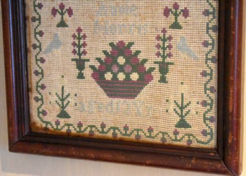 CHARMING LITTLE VICTORIAN SAMPLER - ADDITIONAL PHOTO 3