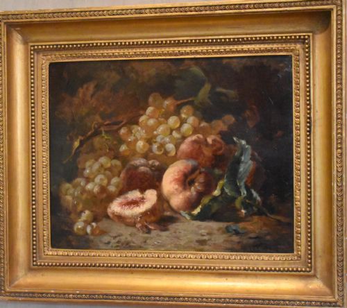 STILL LIFE OIL PAINTING BY EUGENE CLAUDE - ADDITIONAL PHOTO 2