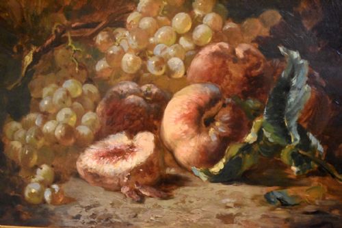 STILL LIFE OIL PAINTING BY EUGENE CLAUDE - ADDITIONAL PHOTO 4