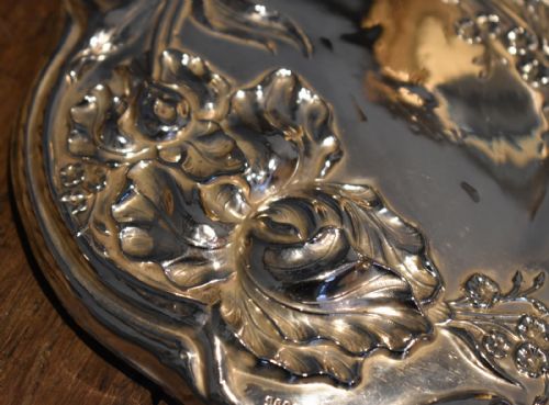 FINE ART NOUVEAU SILVER DRESSING TABLE SET - ADDITIONAL PHOTO 6