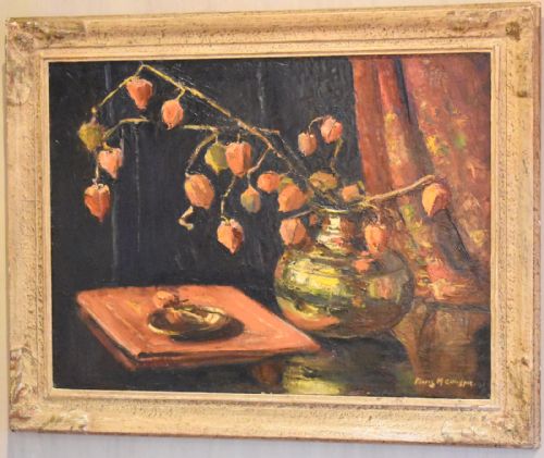 fig 2. Still life oil painting by Floris M. Gillespie
