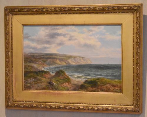 FINE OIL PAINTING OF THE WHITE CLIFFS OF DOVER - ADDITIONAL PHOTO 1