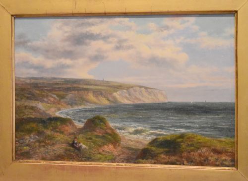 FINE OIL PAINTING OF THE WHITE CLIFFS OF DOVER - ADDITIONAL PHOTO 2