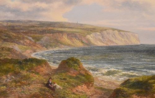 FINE OIL PAINTING OF THE WHITE CLIFFS OF DOVER - ADDITIONAL PHOTO 3