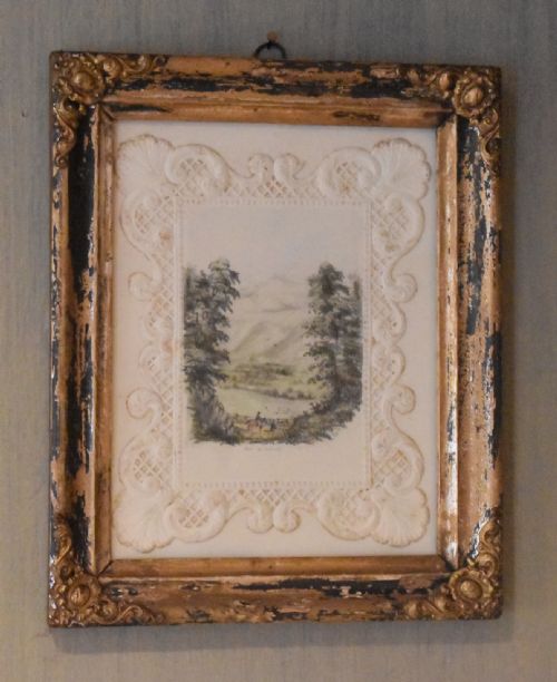 victorian watercolour view of the vale of radnor - CATEGORY: ANTIQUE ART - DATED 1880
