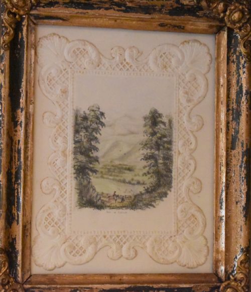 VICTORIAN WATERCOLOUR VIEW OF THE VALE OF RADNOR - ADDITIONAL PHOTO 1