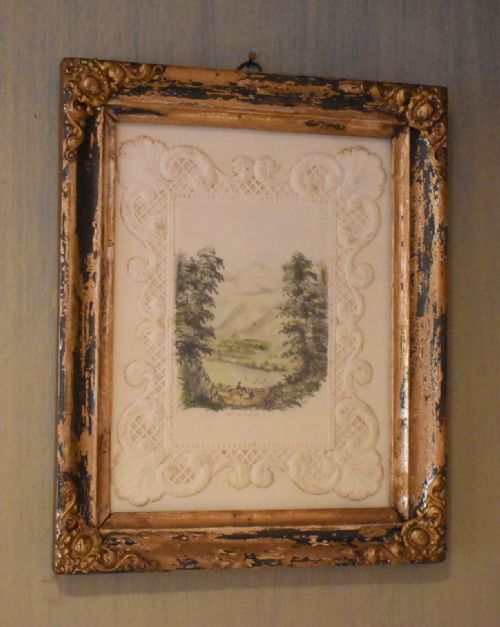 VICTORIAN WATERCOLOUR VIEW OF THE VALE OF RADNOR - ADDITIONAL PHOTO 6