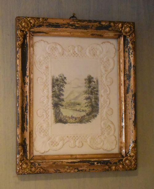 VICTORIAN WATERCOLOUR VIEW OF THE VALE OF RADNOR - ADDITIONAL PHOTO 7