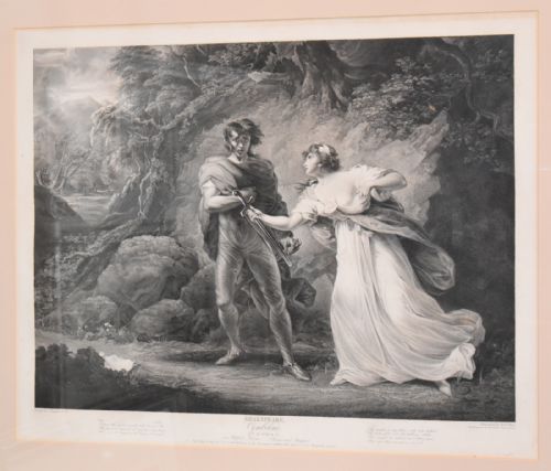 SUPERB SET OF FOUR GEORGIAN SHAKESPEARE PRINTS - ADDITIONAL PHOTO 5