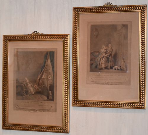 pair of eighteenth century french prints - CATEGORY: ANTIQUE ART - DATED 18TH CENTURY