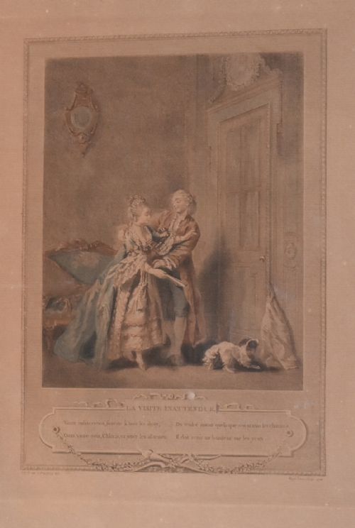 PAIR OF EIGHTEENTH CENTURY FRENCH PRINTS - ADDITIONAL PHOTO 3