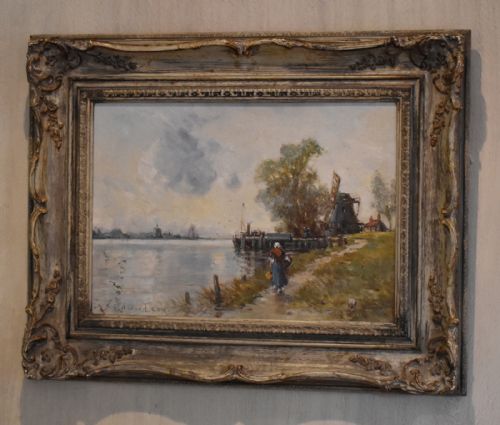 OIL PAINTING BY ALFRED SANDERSON EDWARD RBA - ADDITIONAL PHOTO 1